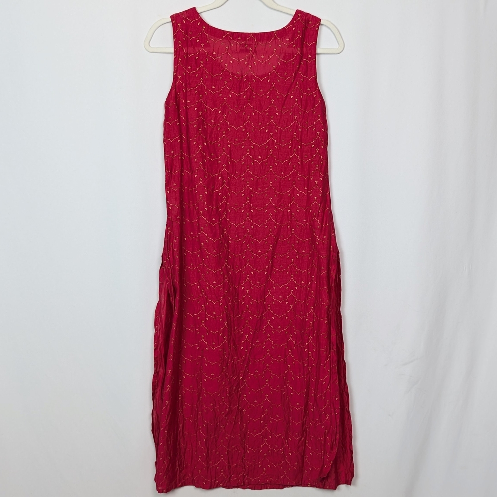 Red Sleeveless Dress - Picture 2 of 12